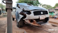 Motociclista fica ferido após colisão em Hernadárias