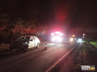 Homem fica ferido em colisão entre carro e caminhão na BR-277, em São Miguel do Iguaçu