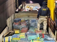 PRF apreende 17.230,5 Kg de maconha em Marechal Cândido Rondon