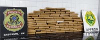 BPFRON flagra casal com 20 Kg de maconha e contrabando na BR-277