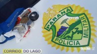 Polícia Rodoviária Estadual apreende maconha durante abordagem na PR-495 em Santa Helena