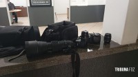 Policia Militar recupera câmera furtada durante a madrugada na Favela do Monsenhor