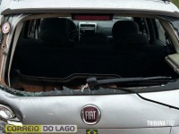 Colisão traseira deixa condutora ferida em Santa Helena