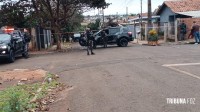 Vulgo "Fumaça" morre após trocar tiros com a RONE no Jardim Almada em Foz do Iguaçu