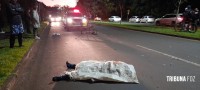 Homem morre atropelado por veículo na Av. Safira