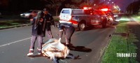 Homem morre atropelado por veículo na Av. Safira