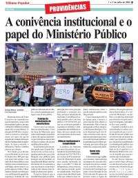 Vereadora pede explicações sobre ações da GM e FOZTRANS sobre protesto na casa do prefeito