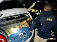 Menor é contratado para assumir posse de droga durante abordagem da PRF na BR-277 em Santa Terezinha de Itaipu