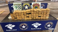 Receita Federal realiza apreende de 68 Kg de drogas na Ponte Internacional da Amizade
