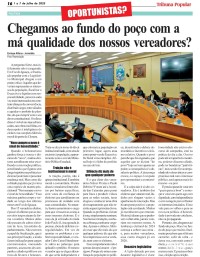 Chegamos ao fundo do poço com a má qualidade dos nossos vereadores?