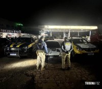PRF apreende duas pistolas 9mm durante abordagem na BR-277, em Matelândia