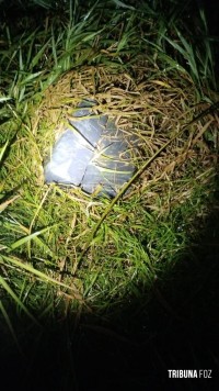 PF, PC e PM apreendem 390 Kg de maconha nas imediações da Av. Beira Rio em Foz do Iguaçu