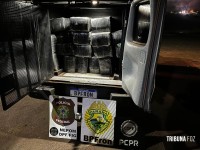 PF, PC e PM apreendem 390 Kg de maconha nas imediações da Av. Beira Rio em Foz do Iguaçu