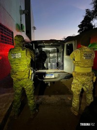 PF, PC e PM apreendem 390 Kg de maconha nas imediações da Av. Beira Rio em Foz do Iguaçu