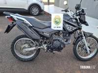 Polícia Militar recupera motocicleta furtada no Jardim Jupira