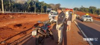 Motociclista é socorrido pelo Siate após colisão próximo ao trevo do aeroporto na BR-469