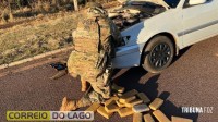 Falsa viagem em família termina com apreensão de 40 Kg de maconha em Santa Tereza do Oeste