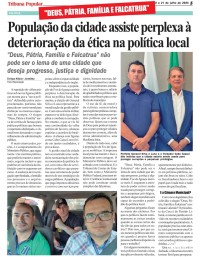 Falcatruas em torno de cargos públicos não tem limites em Foz do Iguaçu