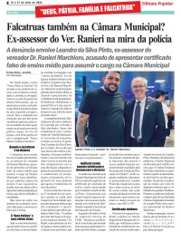 Falcatruas também na Câmara Municipal? Ex-assessor do Ver. Ranieri na mira da polícia
