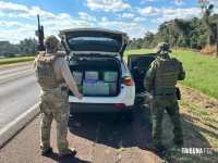 Policia Federal prende duas mulheres com 223 Kg de maconha em Céu Azul