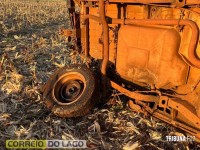 Motorista morre após capotamento de veículo entre Santa Helena e Entre Rios do Oeste
