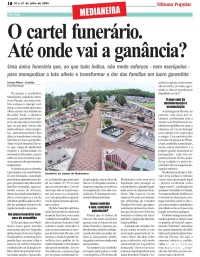 MEDIANEIRA: O cartel funerário. Até onde vai a ganância?