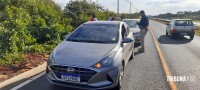 Siate socorre quatro vítimas após engavetamento de quatro veículos na Av. das Cataratas