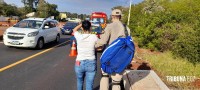 Siate socorre quatro vítimas após engavetamento de quatro veículos na Av. das Cataratas