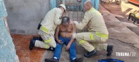 Homem de 59 anos é socorrido pelo Siate após ser agredido no laguinho do Porto Meira