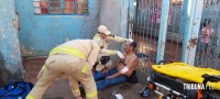 Homem de 59 anos é socorrido pelo Siate após ser agredido no laguinho do Porto Meira
