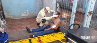 Homem de 59 anos é socorrido pelo Siate após ser agredido no laguinho do Porto Meira