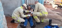 Homem de 59 anos é socorrido pelo Siate após ser agredido no laguinho do Porto Meira