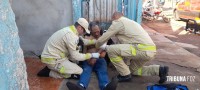 Homem de 59 anos é socorrido pelo Siate após ser agredido no laguinho do Porto Meira