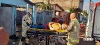 Homem de 59 anos é socorrido pelo Siate após ser agredido no laguinho do Porto Meira