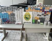BPFRON apreende dois veículos carregados com celulares e prende 3 homens em Céu Azul