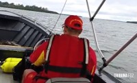 Corpo de Bombeiros são acionados após pescador desaparecer no Lago de Itaipu em Missal