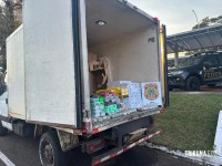 Policia Federal apreende carga de celulares descaminhados em caminhão