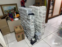 PF deflagra operação “crash” para desarticular organização criminosa que utilizava veículos de luxo em contrabando de cigarros eletrônicos