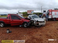 Acidente na PR-495 em Missal deixa duas pessoas feridas