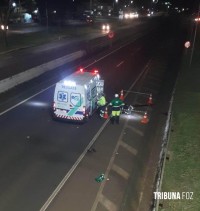 Motociclista morre em acidente na BR-277 em Santa Terezinha de Itaipu