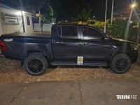 PM recupera veículo furtado e prende dois homens na BR-277 em Medianeira
