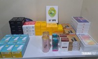 PM frustra tentativa de roubo e apreende produtos de descaminho em Medianeira