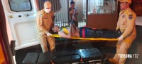 Trabalhador de moto Uber é baleado durante assalto no Jardim Tarobá