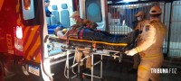 Trabalhador de moto Uber é baleado durante assalto no Jardim Tarobá