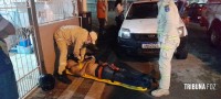 Trabalhador de moto Uber é baleado durante assalto no Jardim Tarobá