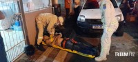 Trabalhador de moto Uber é baleado durante assalto no Jardim Tarobá