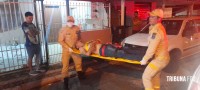 Trabalhador de moto Uber é baleado durante assalto no Jardim Tarobá