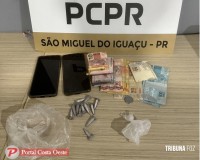 Polícia Civil apreende drogas e dinheiro durante Operação Sinergia II em São Miguel do Iguaçu