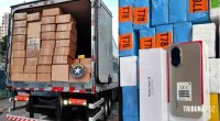 Receita Federal intercepta carga milionária com 2200 celulares na fronteira