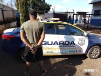 Guarda Municipal cumpre mandado de prisão no centro de Foz do Iguaçu